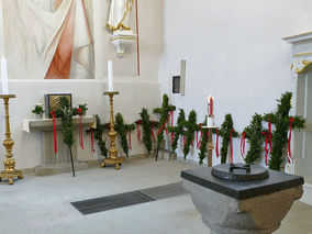 Palmsonntag in St. Crescentius - Beginn der Heiligen Woche (© Karl-Franz Thiede)